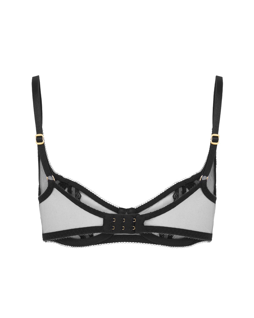 ZarieЧерный бюстгальтер с открытой чашкой Zarie