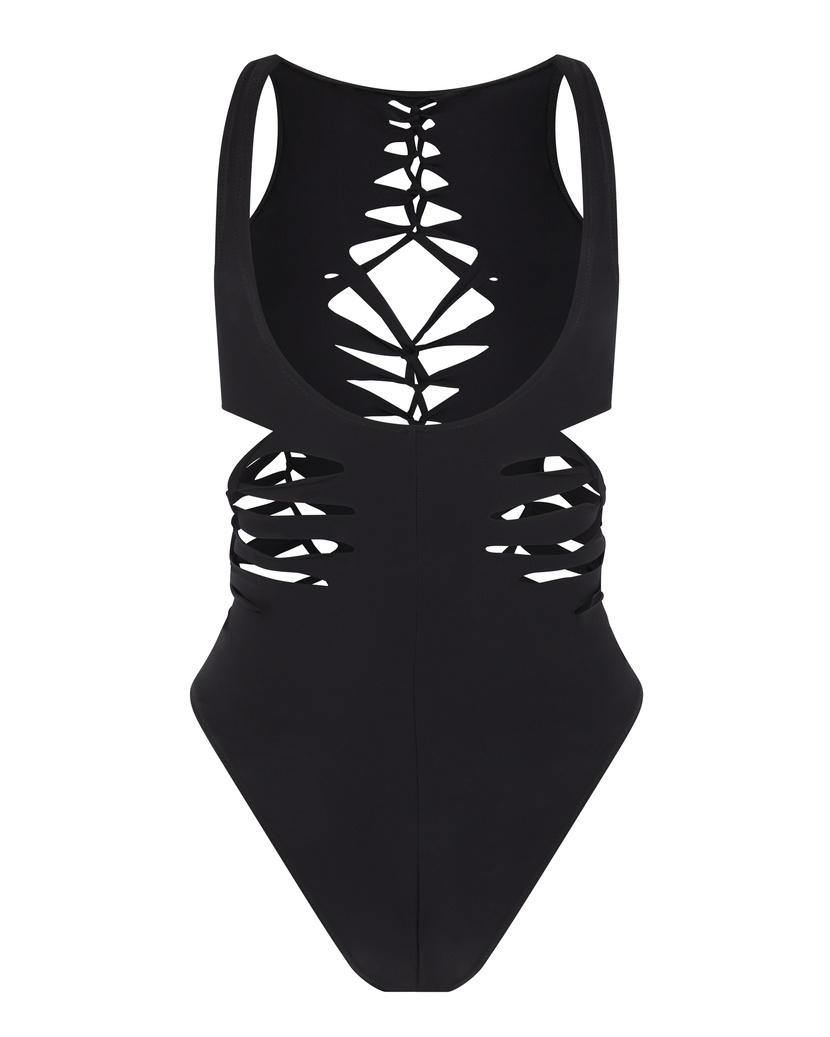 RayneЧерный слитный купальник Rayne