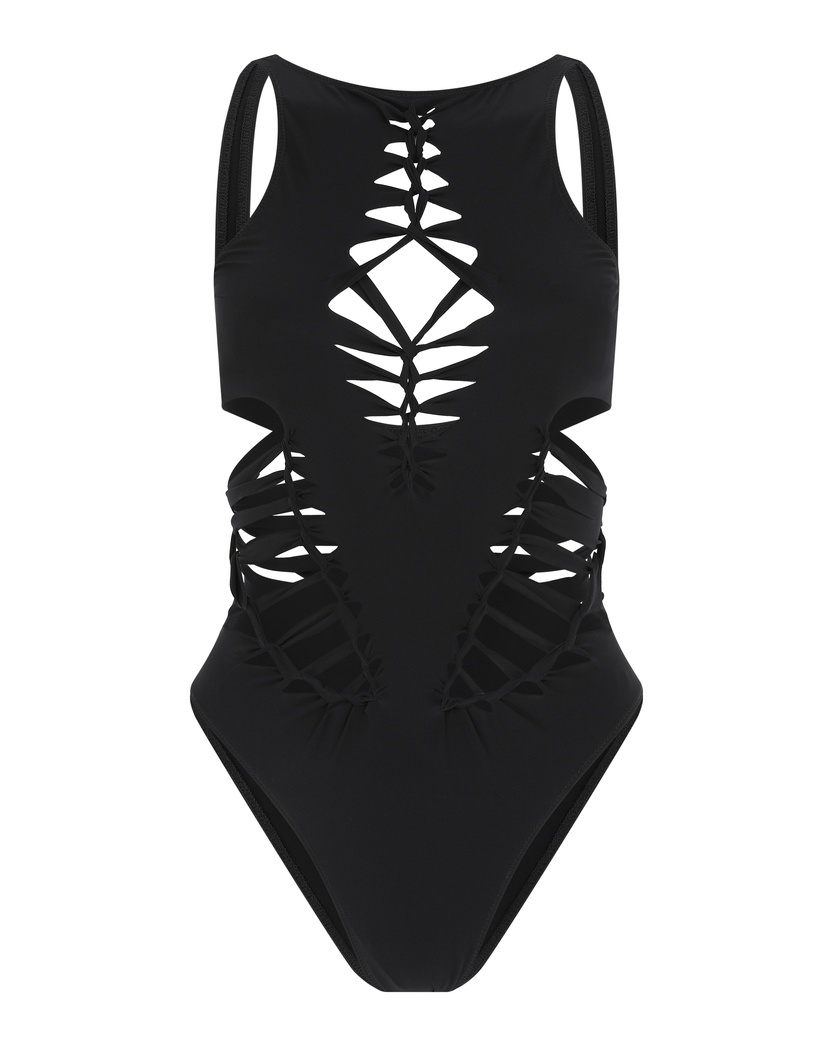 RayneЧерный слитный купальник Rayne