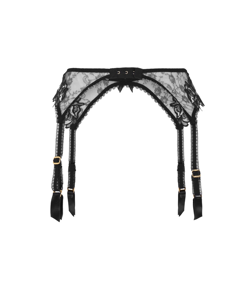 ViolahЧерный пояс для чулок Violah