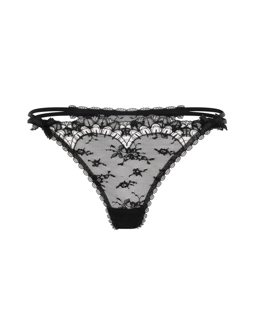 FloriaЧерные трусы стринги Floria