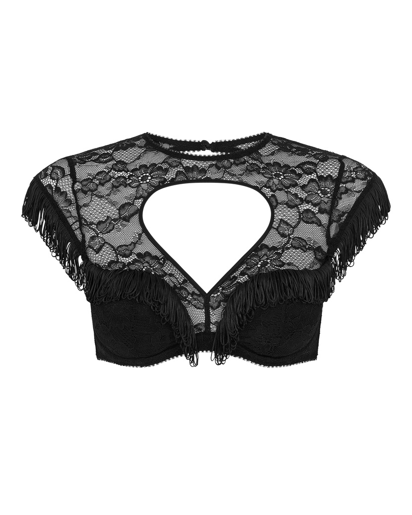 MiabelleЧерный бюстгальтер топ Miabelle