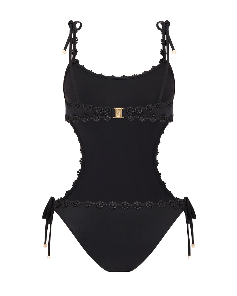 MaiyaЧерный слитный купальник Maiya