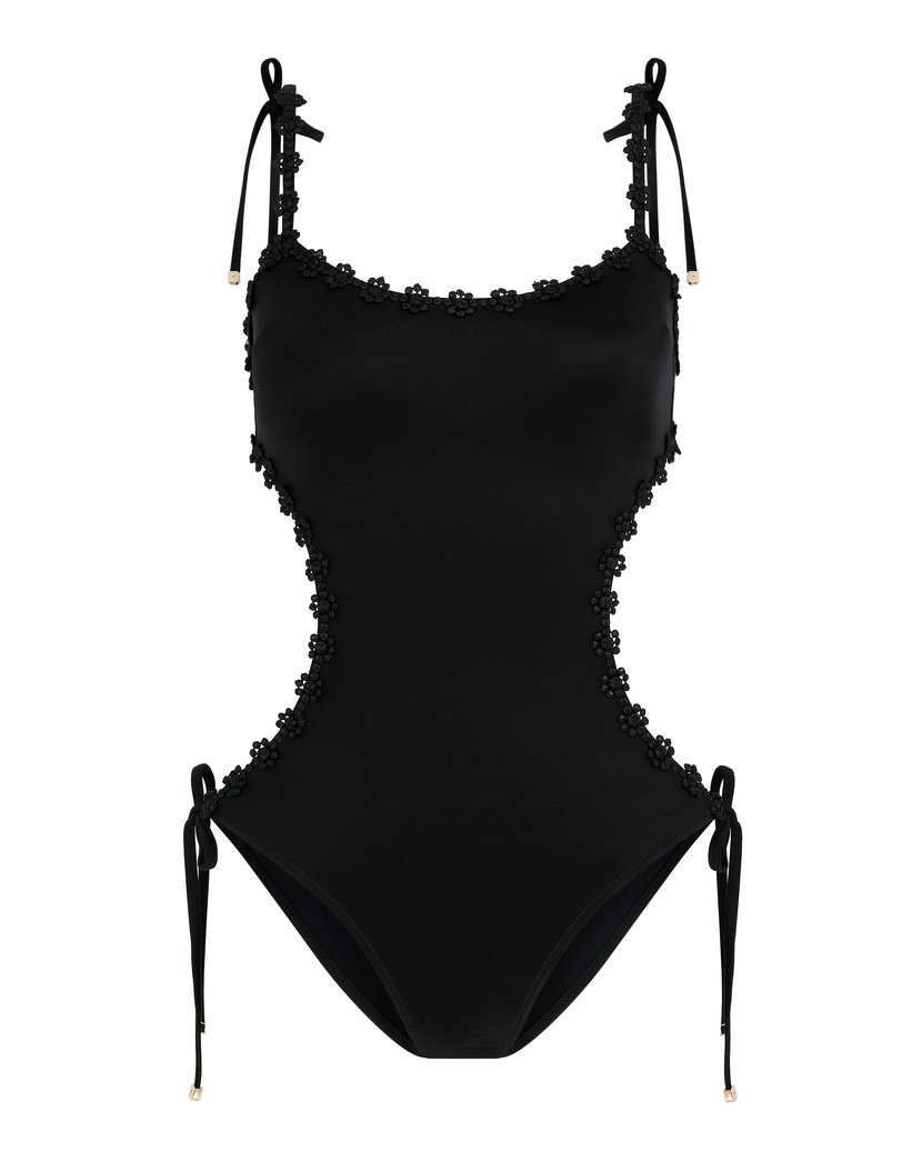 MaiyaЧерный слитный купальник Maiya