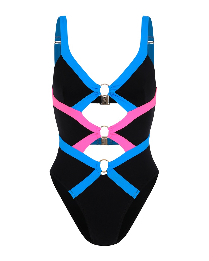 ImiziaРазноцветный слитный купальник Imizia