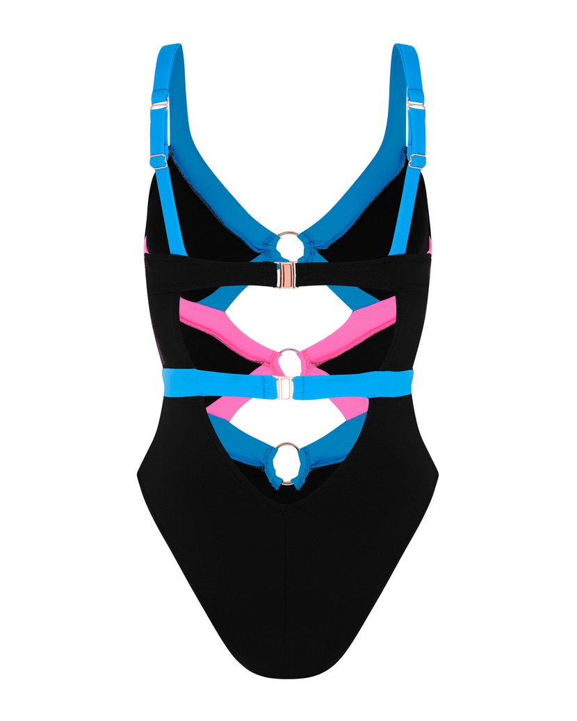 ImiziaРазноцветный слитный купальник Imizia