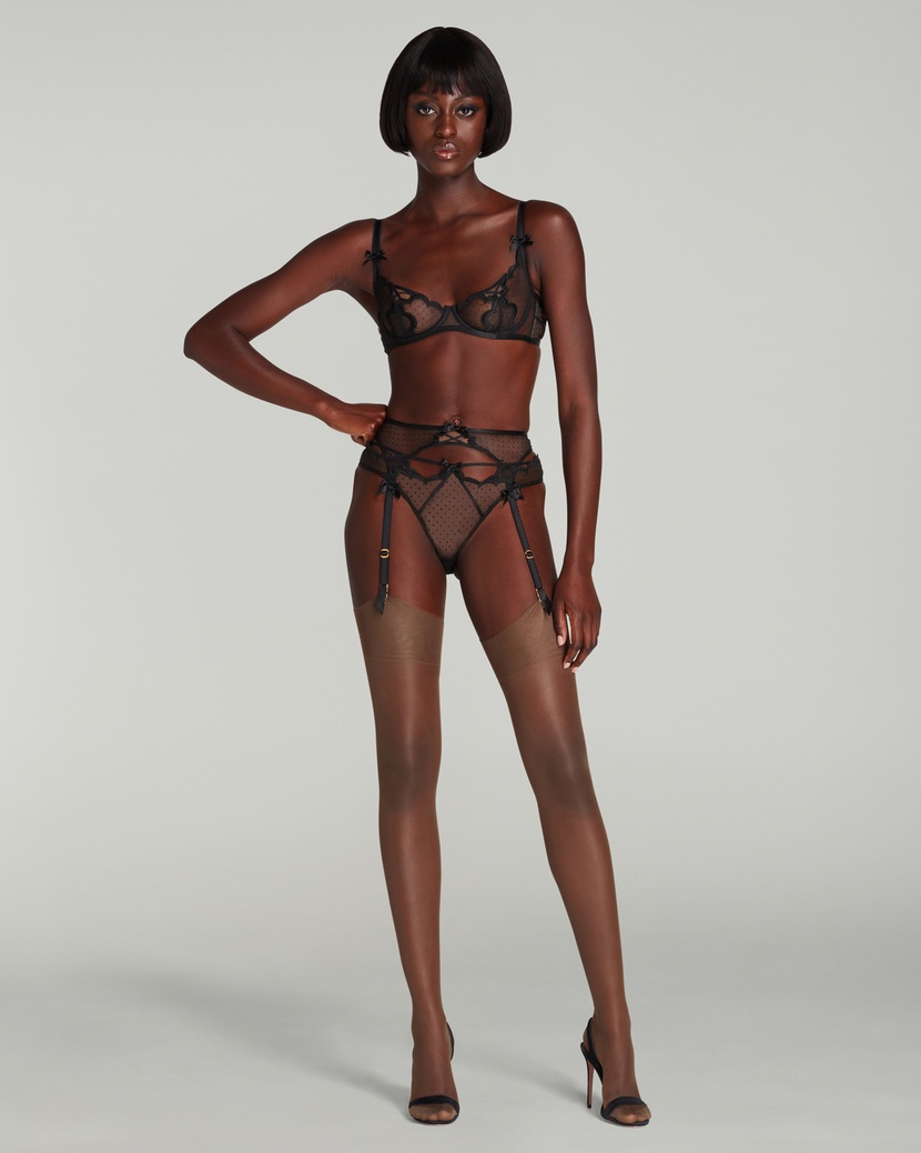 KatanahЧерный пояс для чулок Katanah