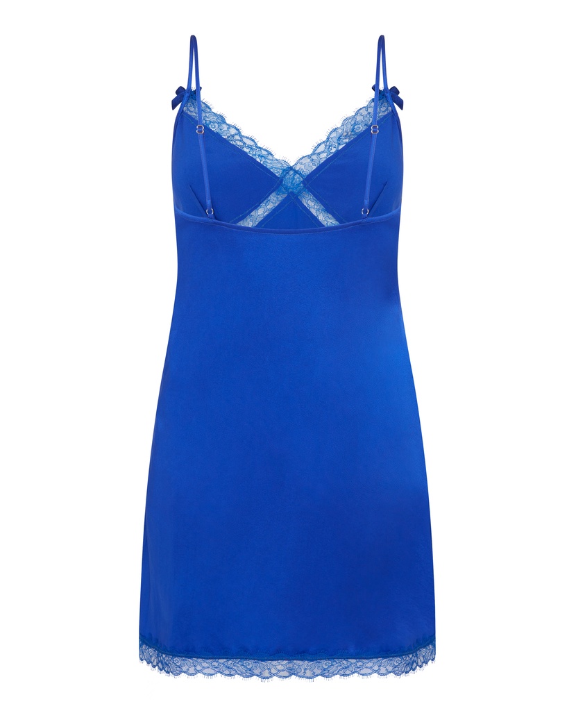 GiseleСиняя короткая сорочка Gisele