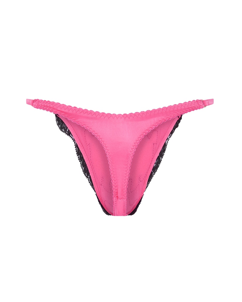 MollyРозовые шелковые трусы стринги Molly