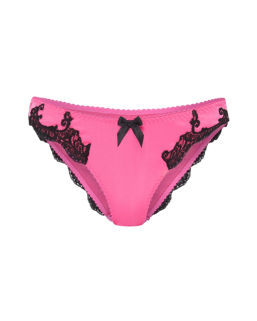 MollyРозовые шелковые классические трусы Molly