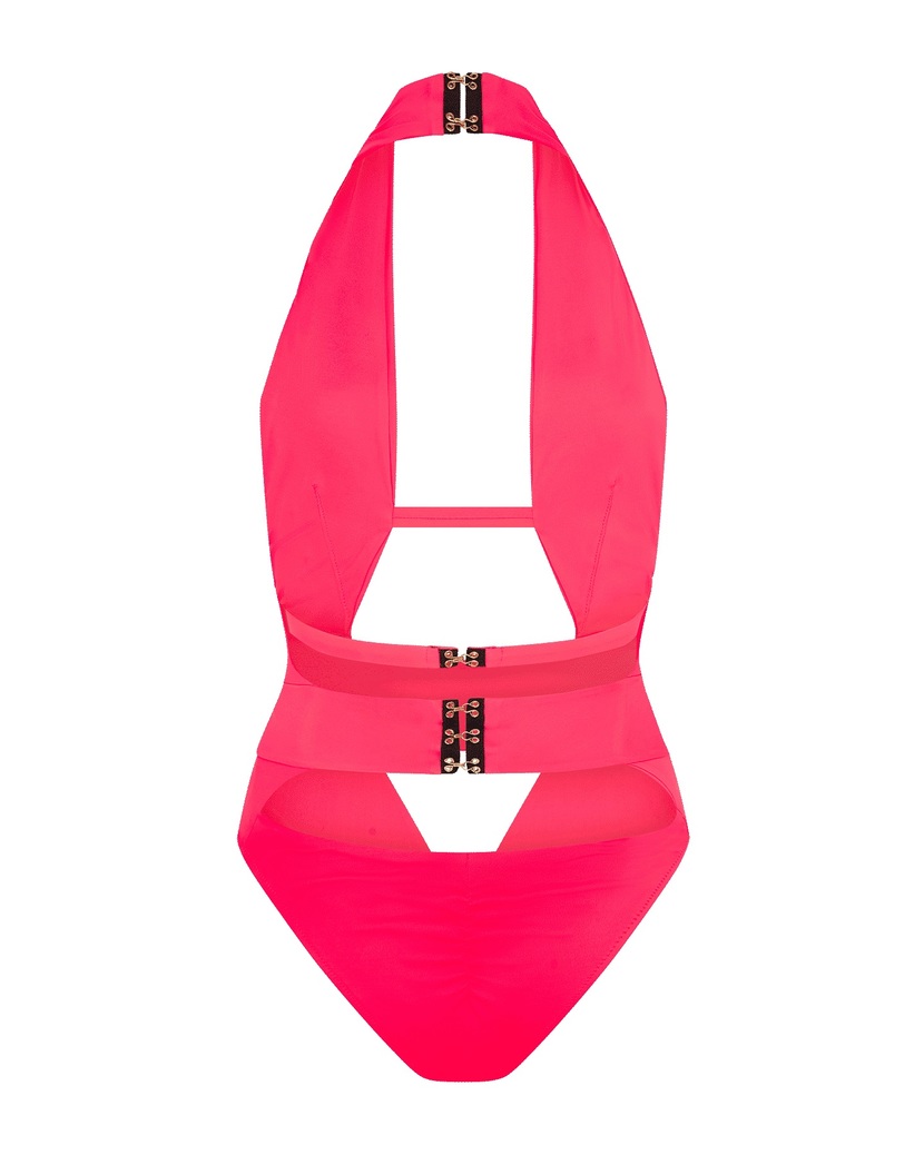 AnjaРозовый слитный купальник-монокини Anja