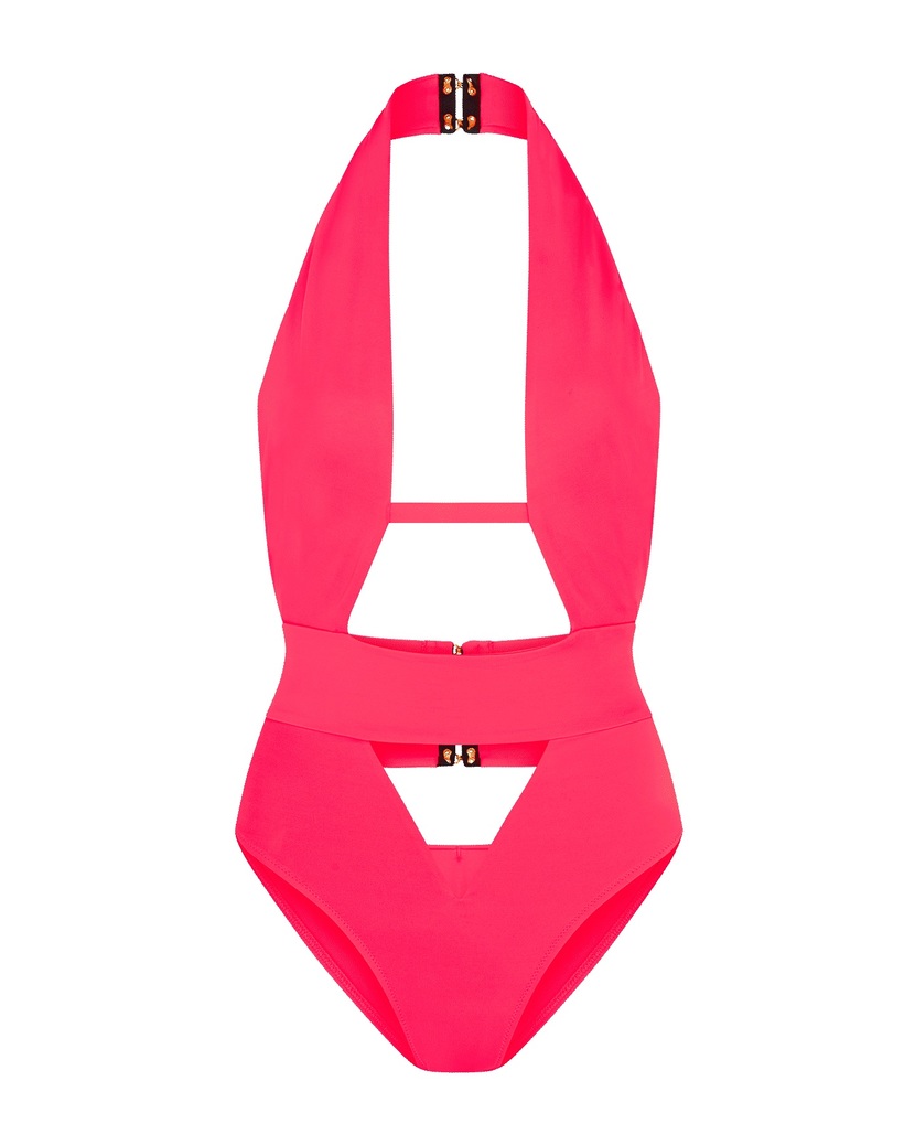 AnjaРозовый слитный купальник-монокини Anja