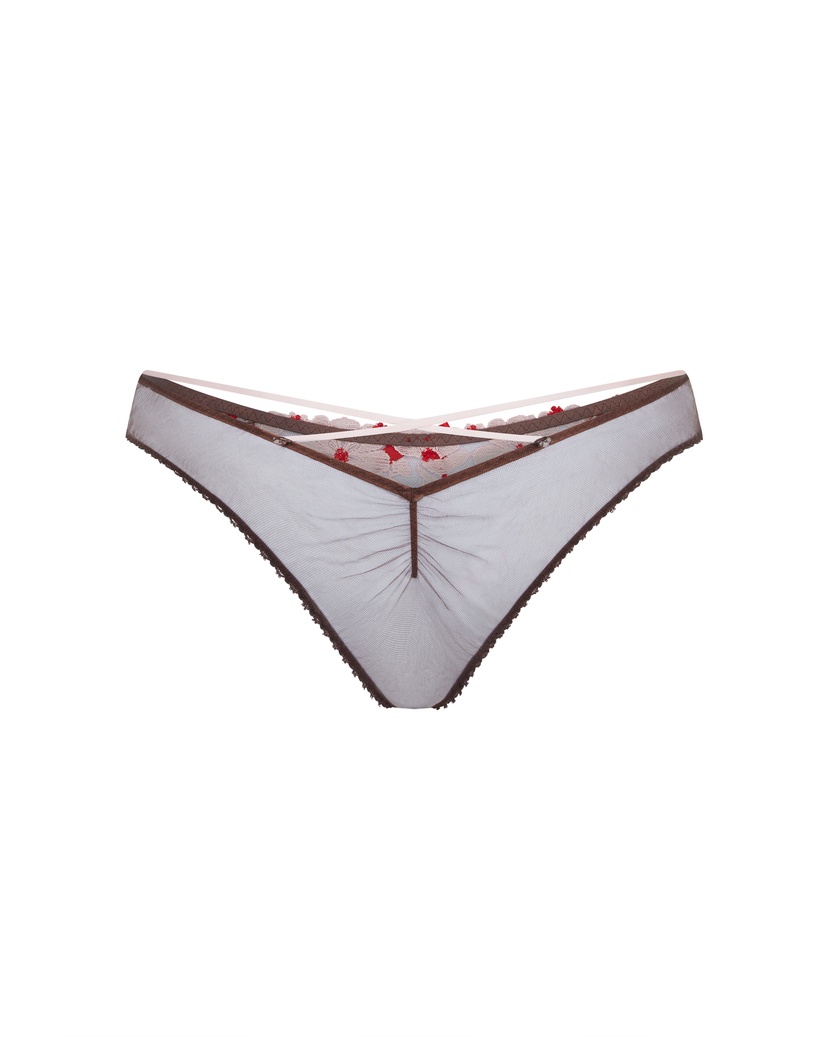 DawneКоричнево-розовые классические трусы Dawne