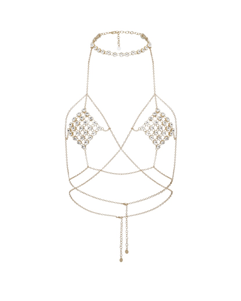 KensiaЗолотистая цепочка для тела Kensia