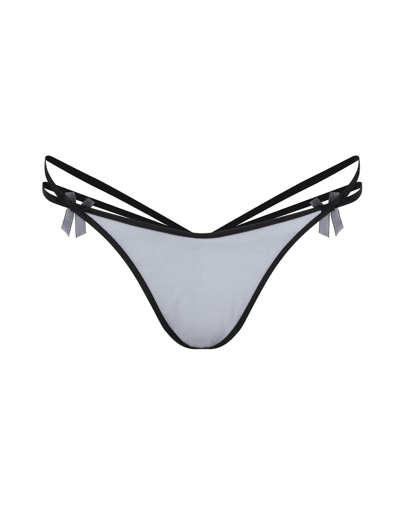 BuffieЧерные прозрачные трусы стринги Buffie