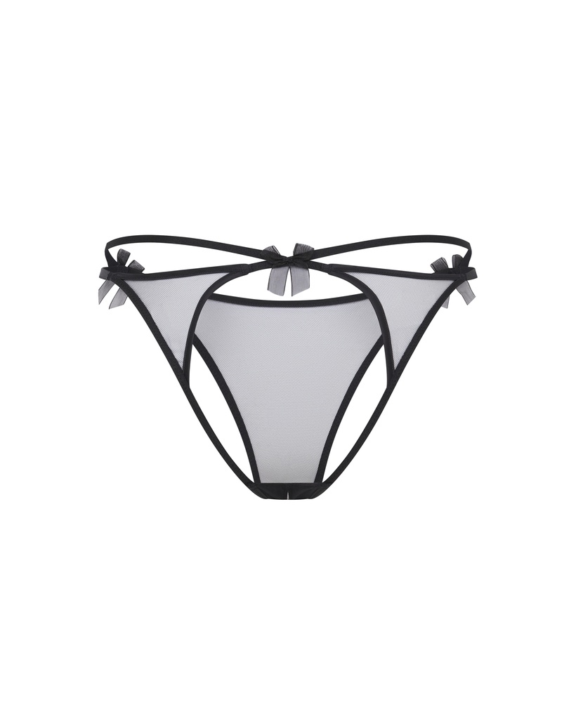 BuffieЧерные прозрачные французские трусы Buffie