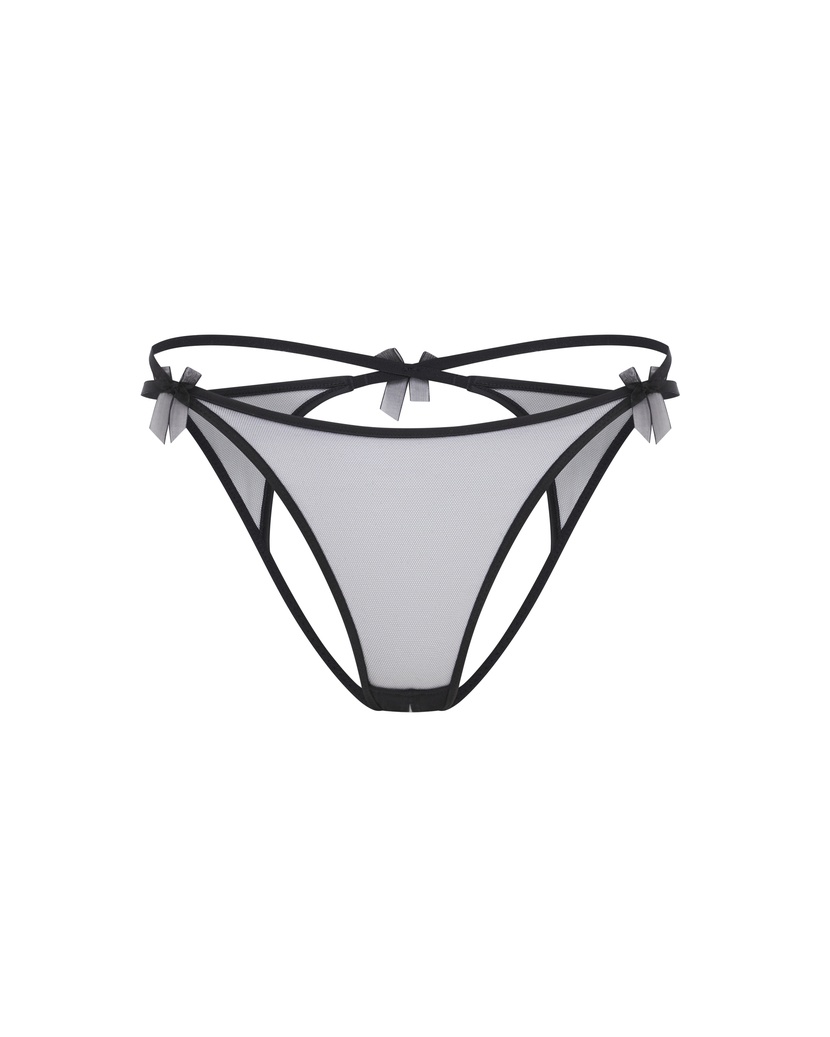 BuffieЧерные прозрачные французские трусы Buffie