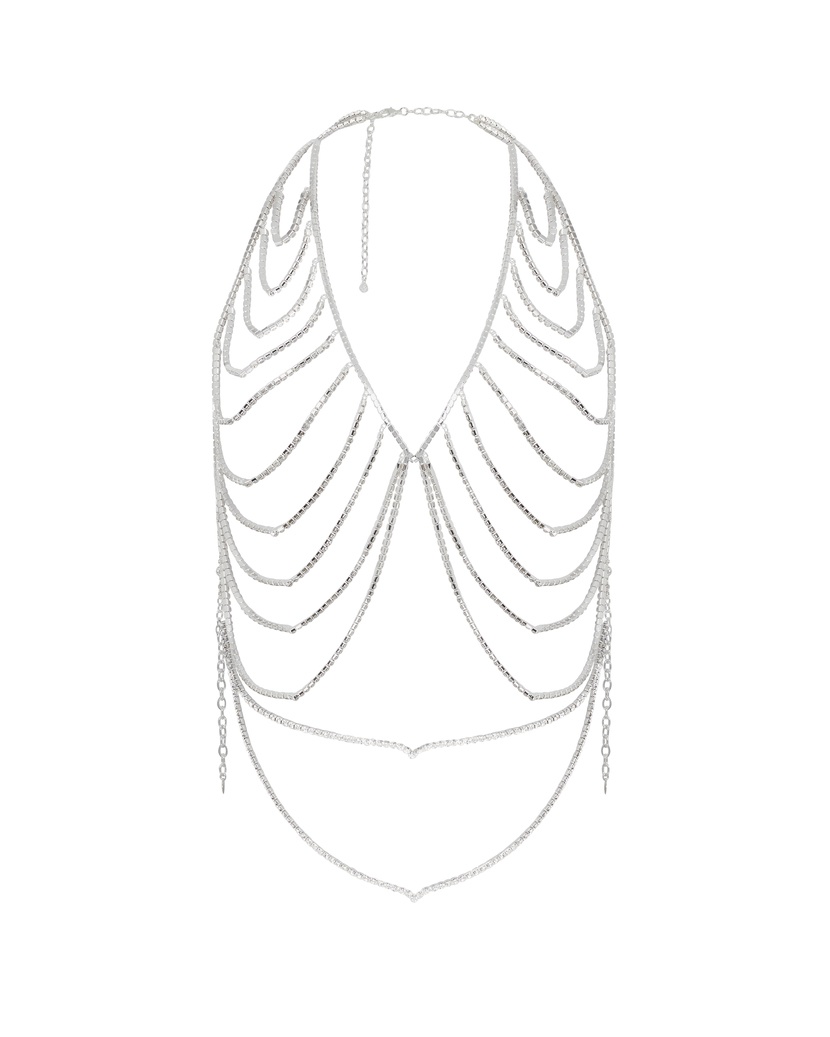 ElliotteСеребристая цепочка для тела Elliotte