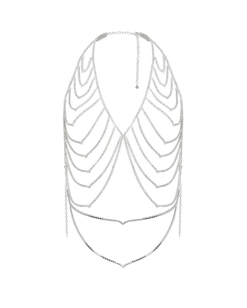 ElliotteСеребристая цепочка для тела Elliotte