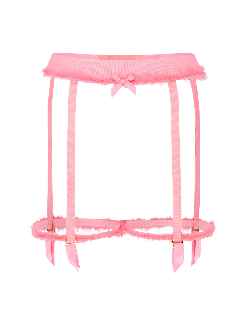 MimieРозовый пояс для чулок Mimie