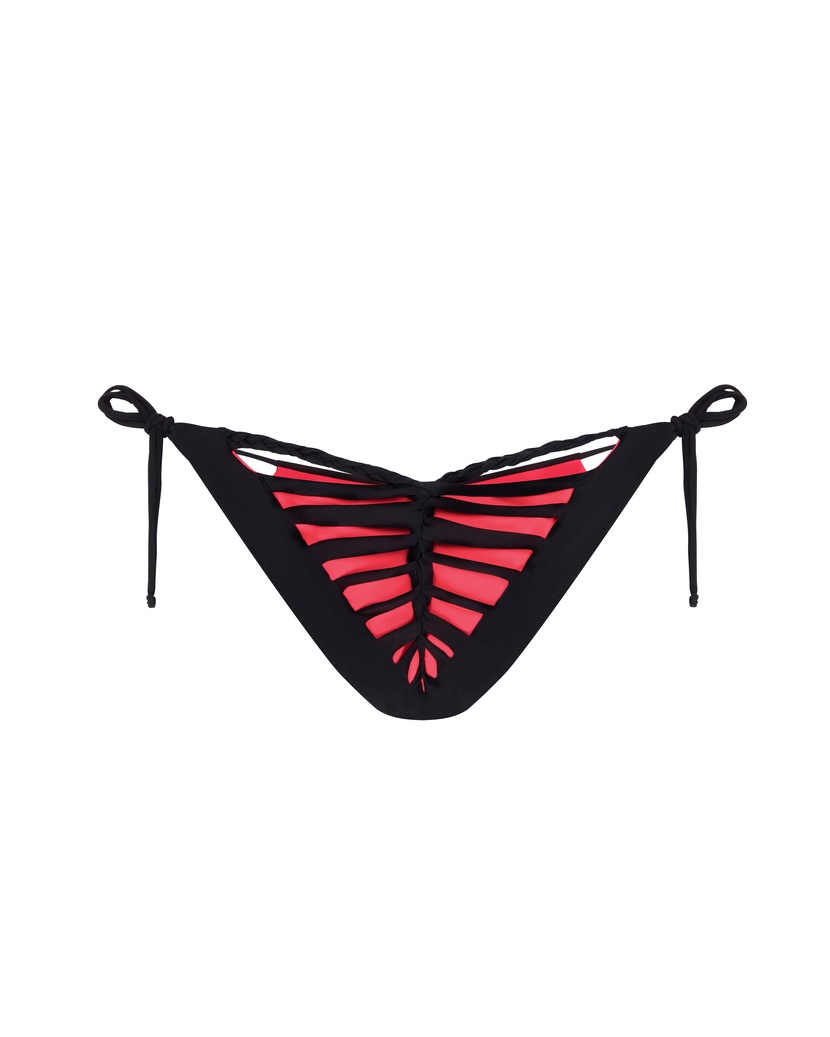 LaticiaЧерно-розовые плавки купальника Laticia