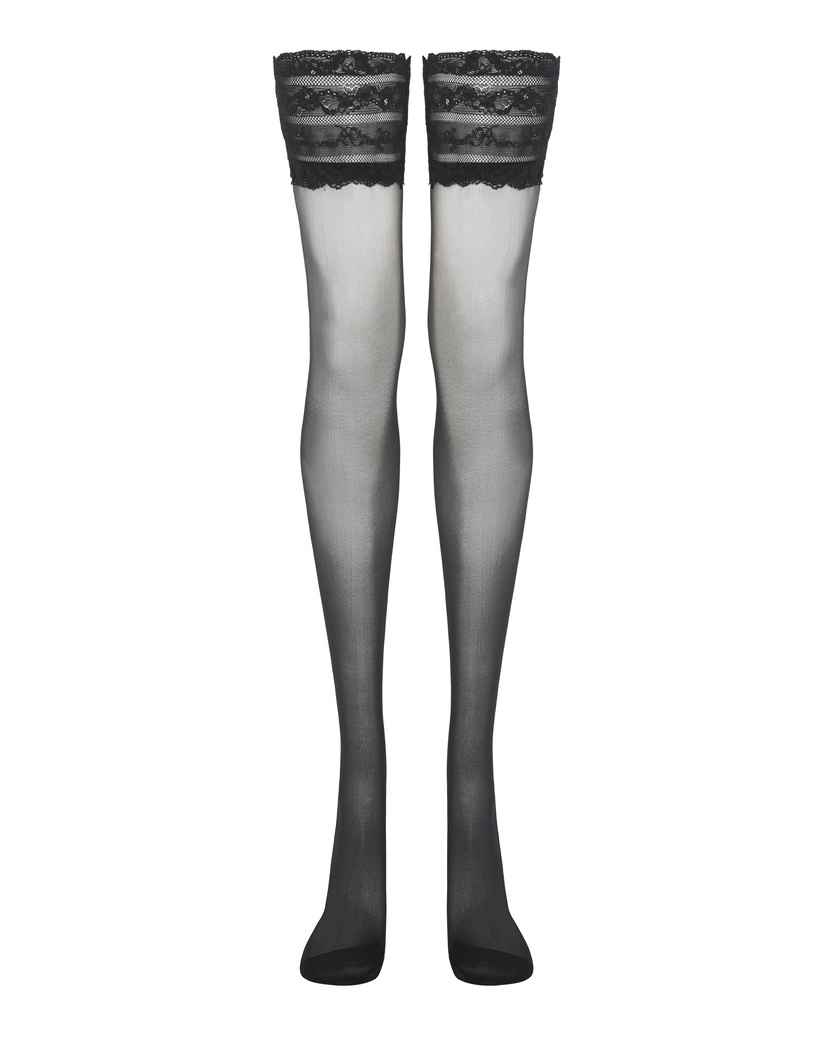 NeeveЧерные чулки на резинке Neeve