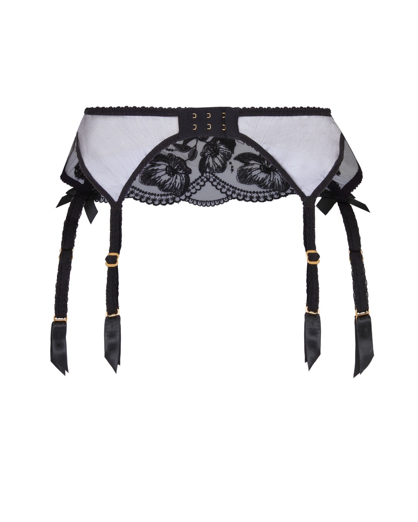 WinnetteЧерный пояс для чулок Winnette