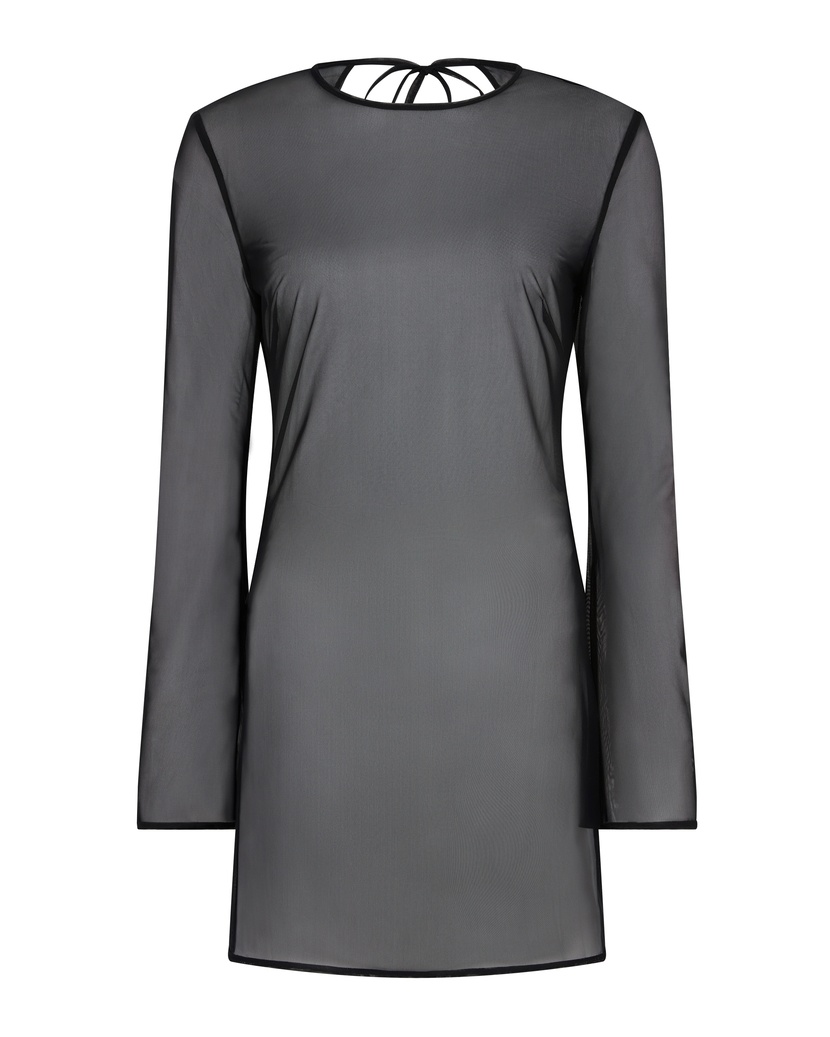 ZiaЧерная пляжная накидка Zia