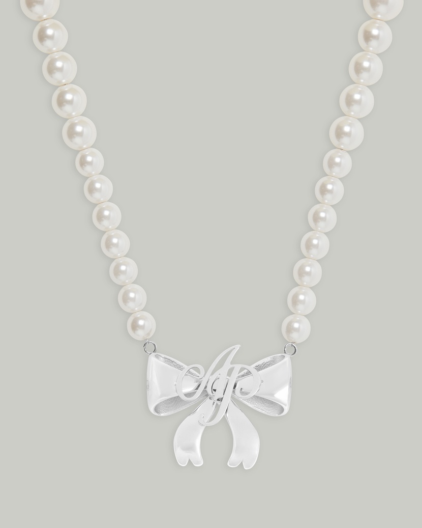 BekiЖемчужно-серебряное ожерелье Beki