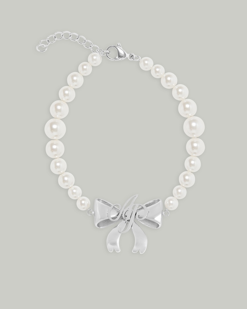 BekiЖемчужно-серебряный браслет Beki