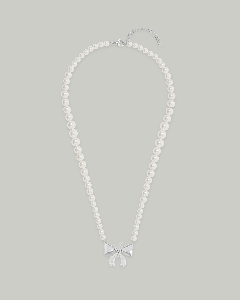 BekiЖемчужно-серебряное ожерелье Beki