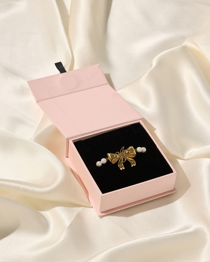 BekiЖемчужно-золотой браслет Beki