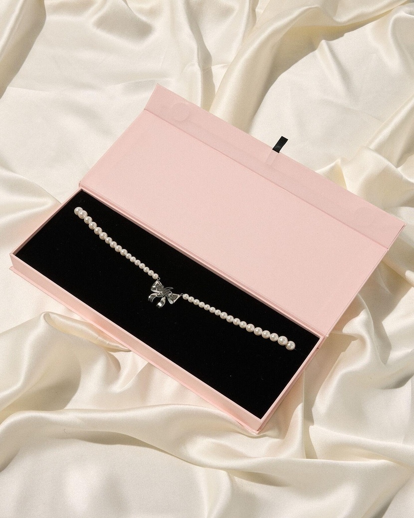 BekiЖемчужно-серебряное ожерелье Beki