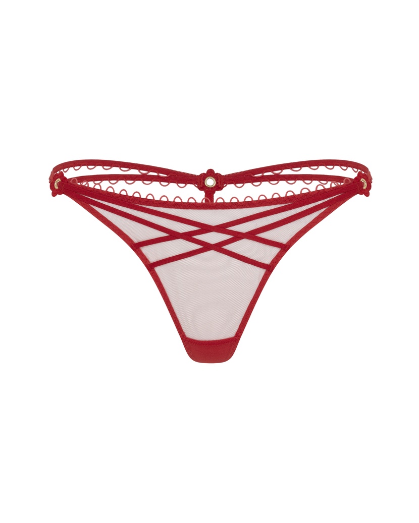 DorettaКрасные трусы стринги Doretta