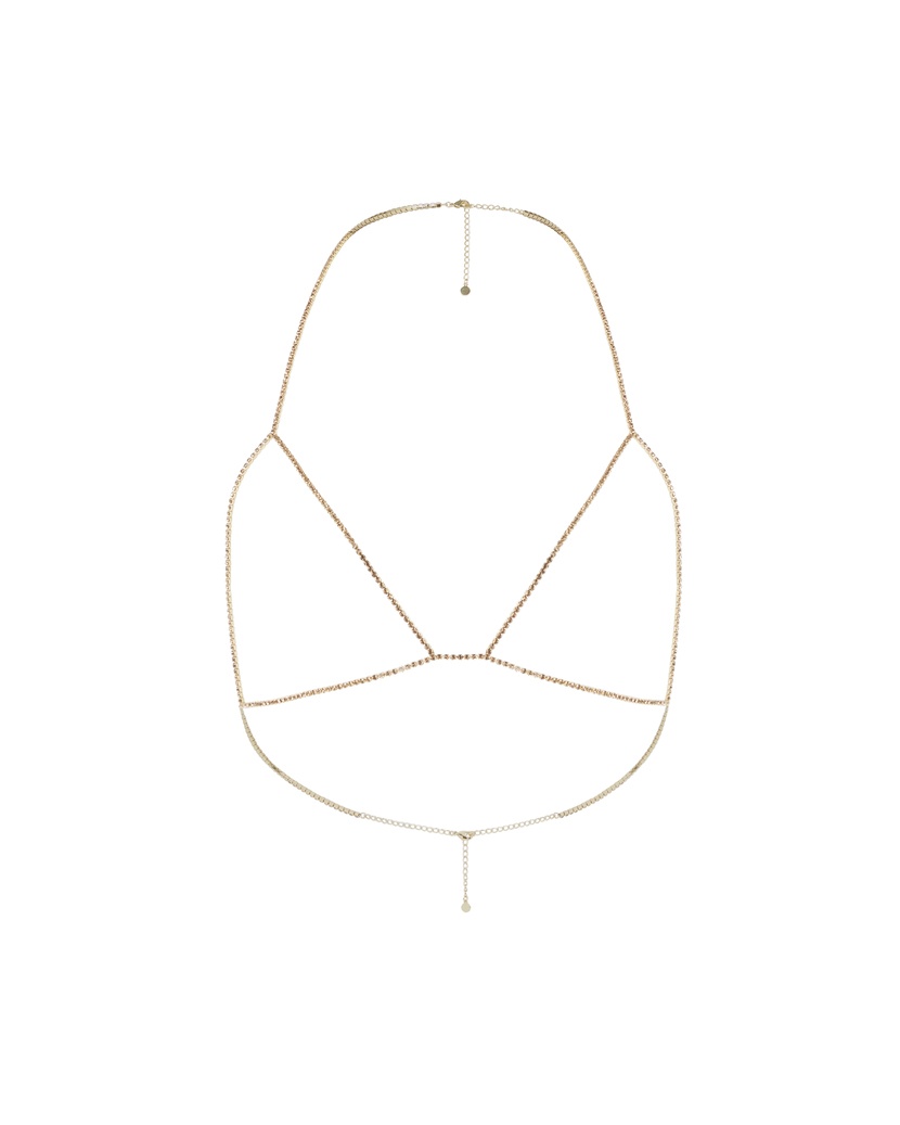 BougieЗолотистая цепочка на грудь Bougie