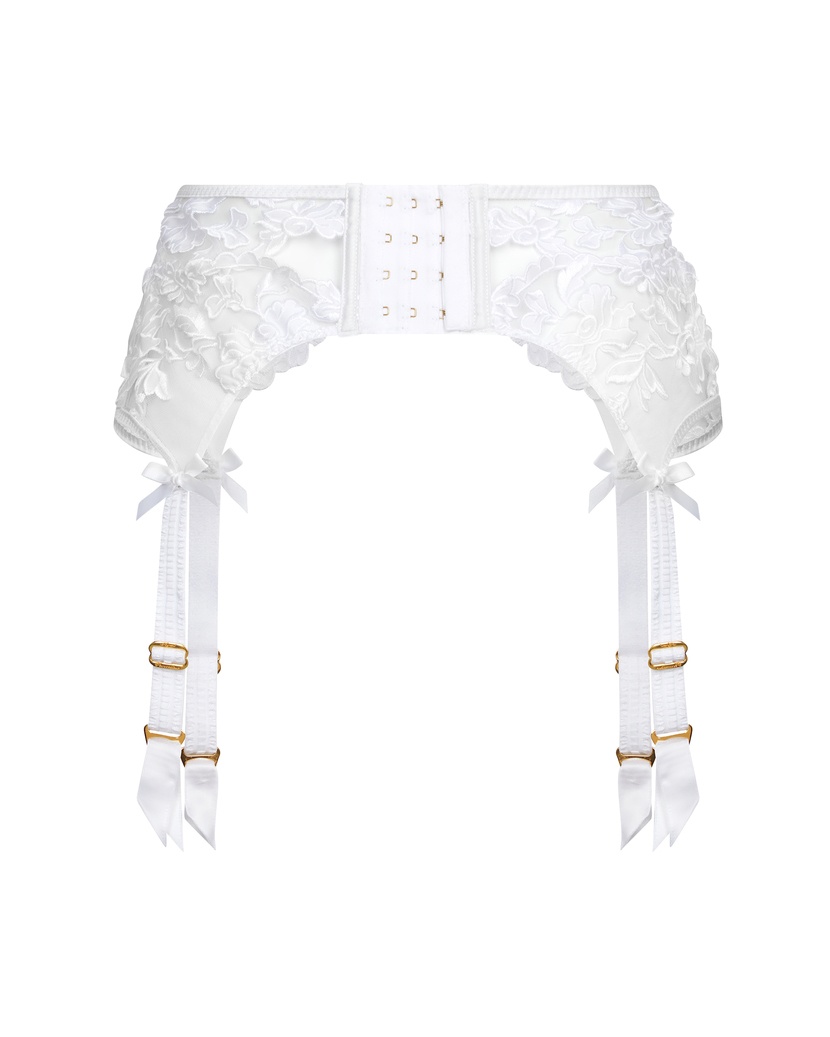 DarliaБелый пояс для чулок Darlia