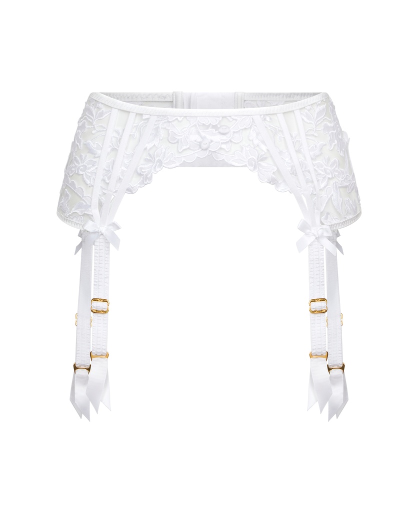 DarliaБелый пояс для чулок Darlia