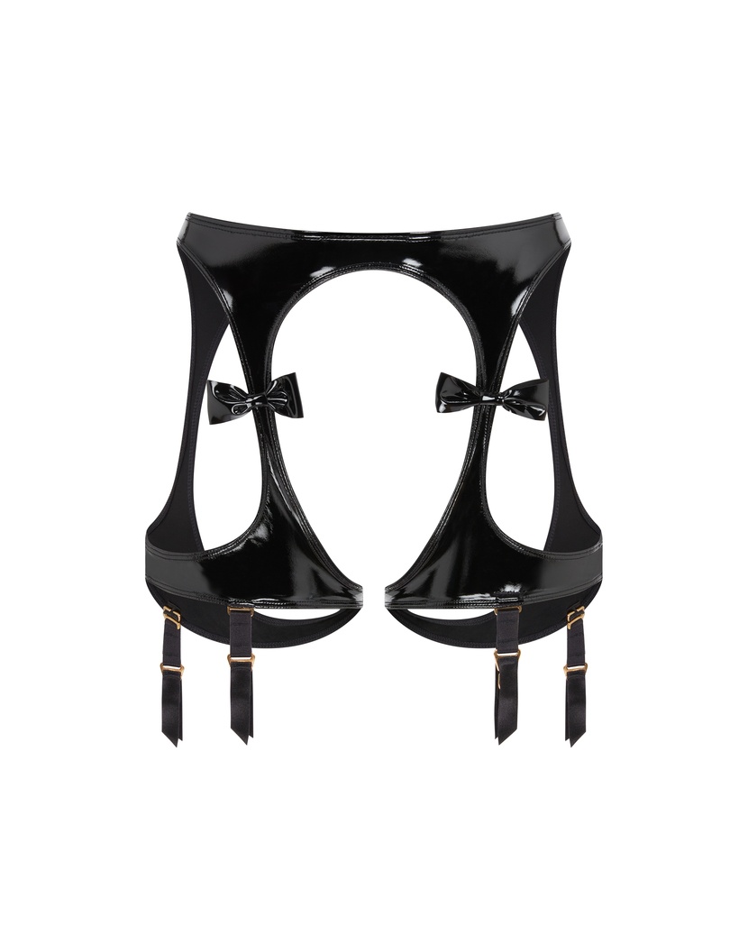 BrinaЧерный пояс для чулок Brina