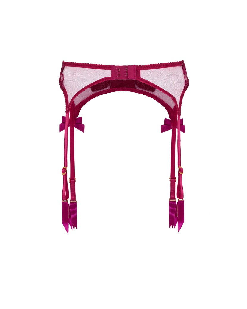 LiliyaПояс для чулок цвета маджента Liliya