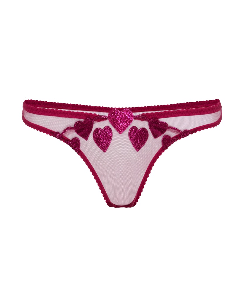 LiliyaТрусы стринги цвета маджента Liliya