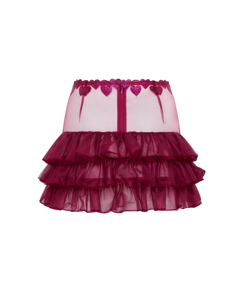 LiliyaЮбка цвета маджента Liliya