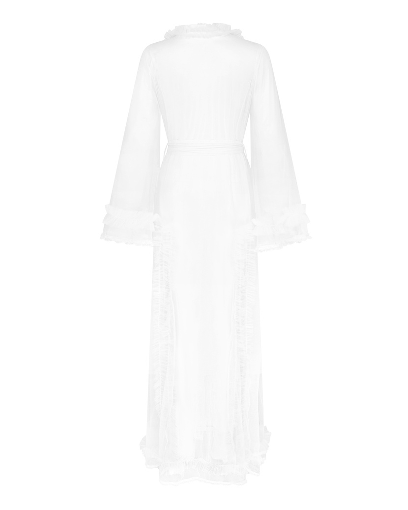 MaevaБелый длинный халат Maeva