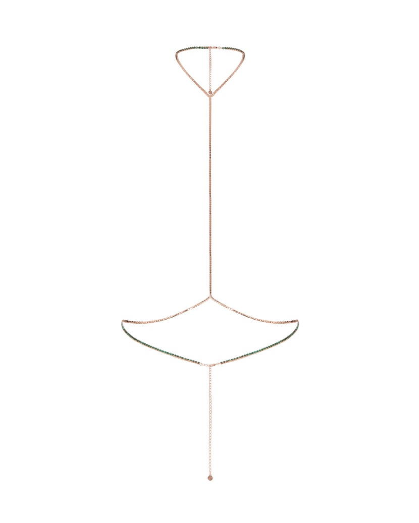 BougieЦепочка для тела зеленого цвета Bougie