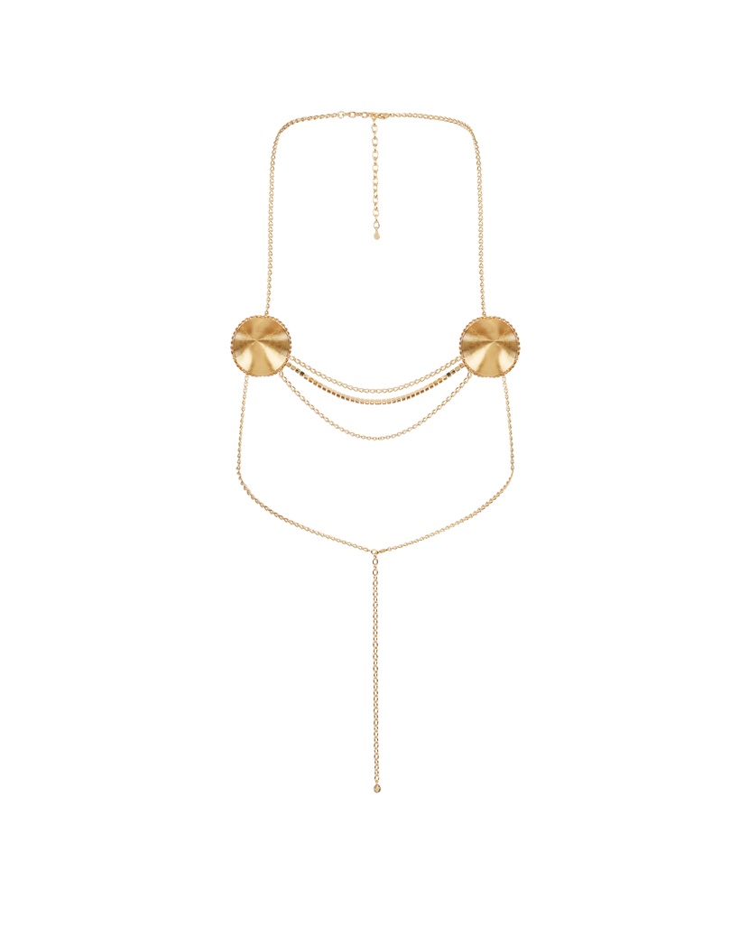 LuciaЗолотистые накладки Lucia