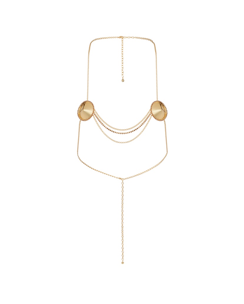 LuciaЗолотистые накладки Lucia