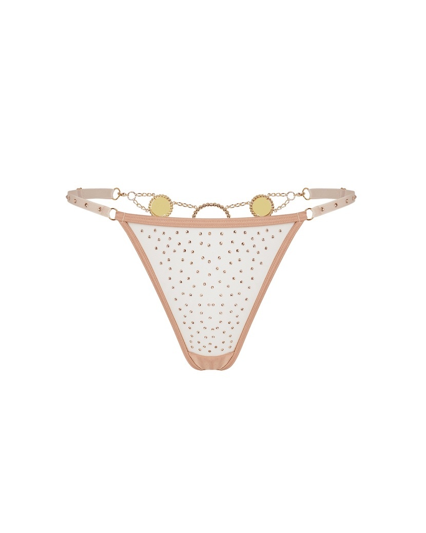 LuciaЗолотистые трусы стринги Lucia