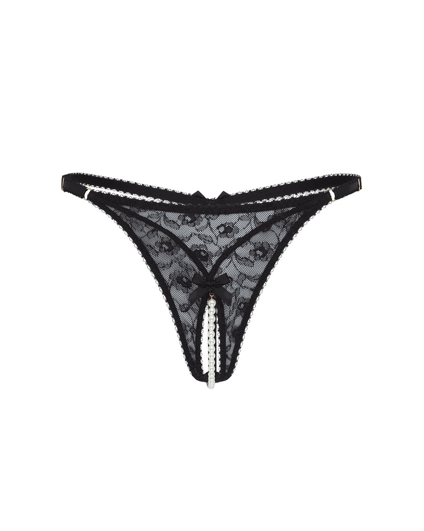 PearlieЧерные трусы стринги Pearlie