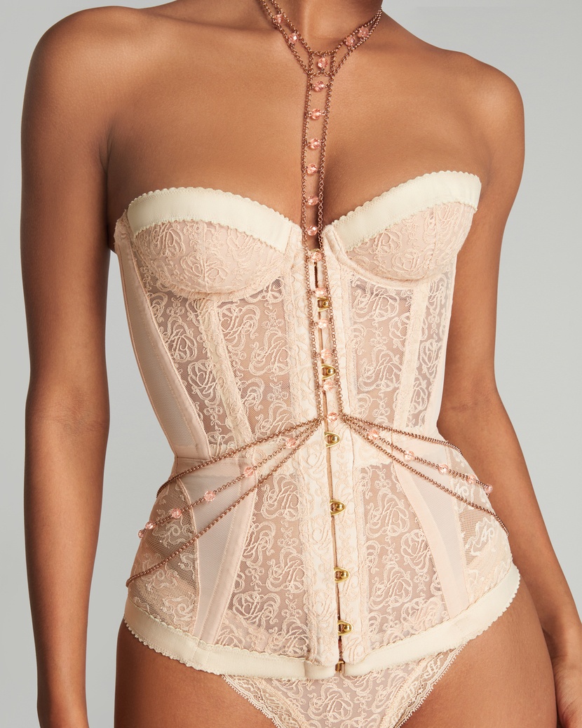 RonanЦепочка для тела цвета розового золота Ronan