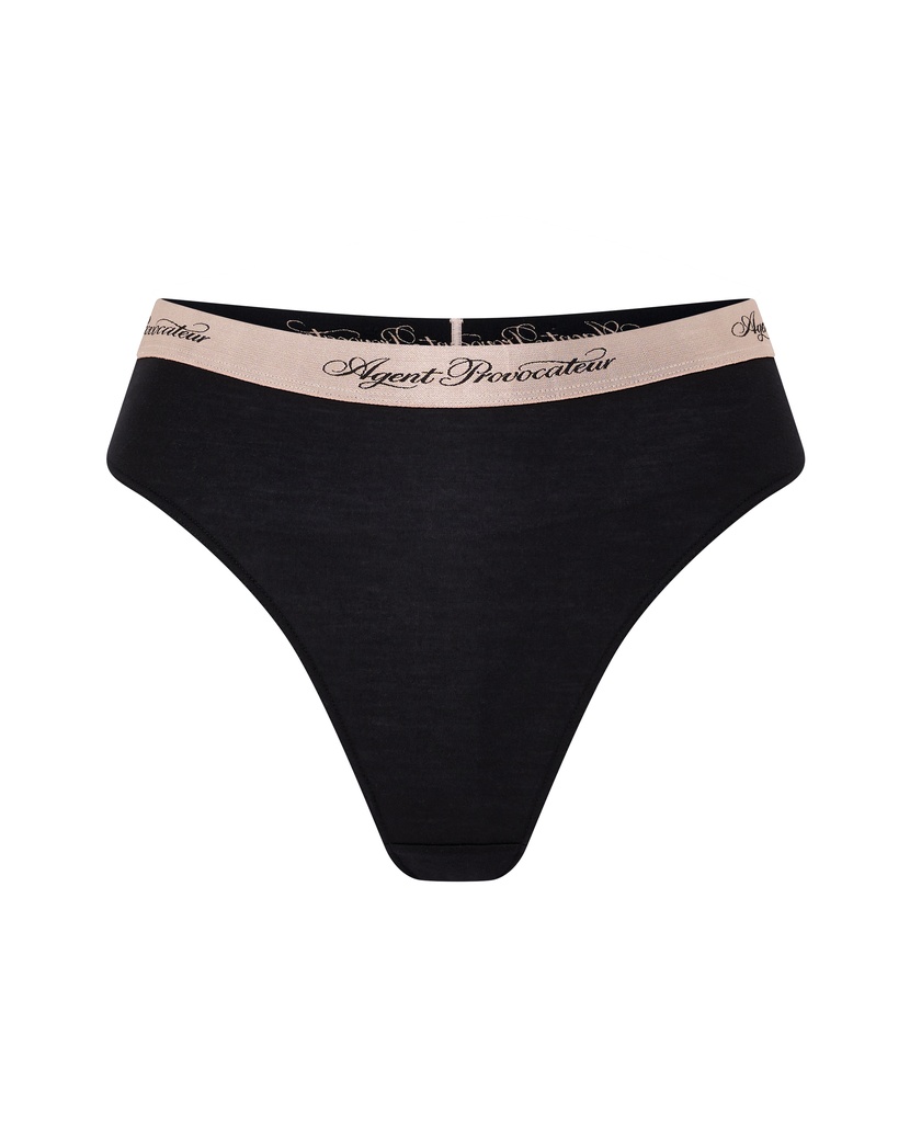 CleaЧерные трусы стринги Clea