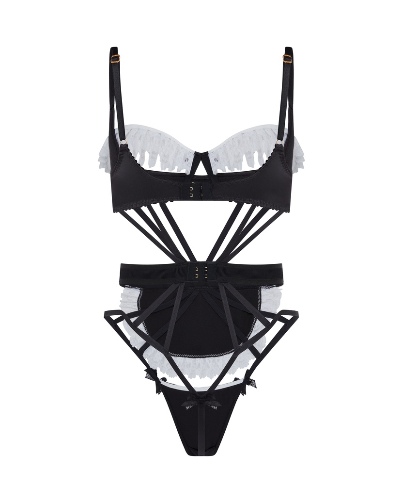 BonnieЧерно-белое боди Bonnie